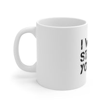 DistinctInk Glossy White Coffee / Tea Mug - I Will Stab You Nurse Needle