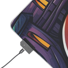 DistinctInk LED Gaming Mouse Pad with Trick or Treat Parade Design for Halloween