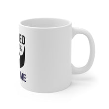 DistinctInk Glossy White Coffee / Tea Mug - Bearded Inked & Awesome