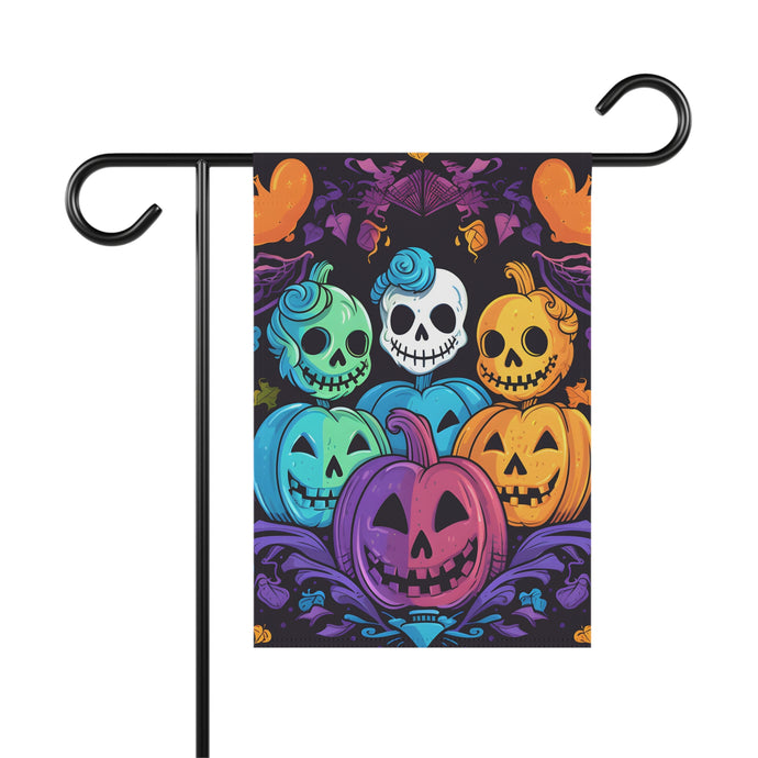 DistinctInk Garden & House Banner Flag with Creating Lasting Memories Design for Halloween  LGBTQ+ Pride