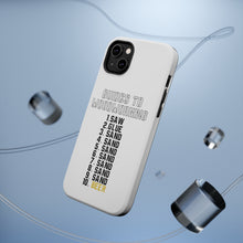 DistinctInk ToughCase for Apple iPhone, Compatible with MagSafe Charging - Guides to Woodworking Saw Glue Sand Beer