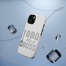 DistinctInk ToughCase for Apple iPhone, Compatible with MagSafe Charging - BBQ Like a Boss Barbecue
