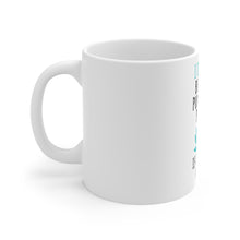 DistinctInk Glossy White Coffee / Tea Mug - I Do Yoga Punching People Frowned Upon