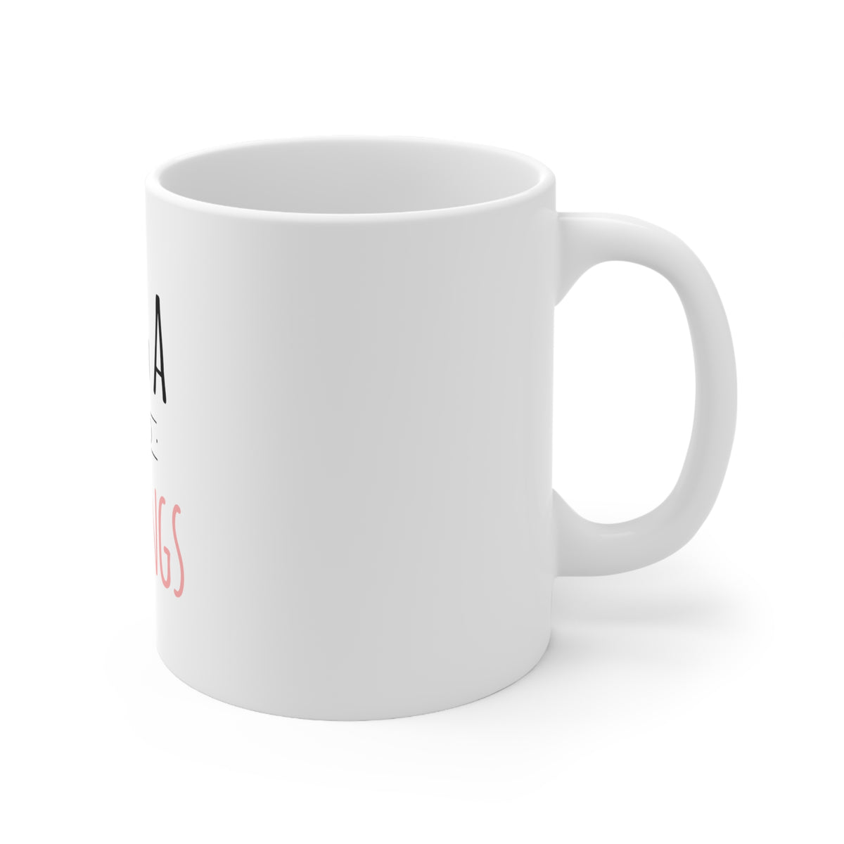 Glossy White Coffee / Tea Mug - Yoga and Leggings, view 3