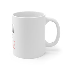 DistinctInk Glossy White Coffee / Tea Mug - Yoga and Leggings