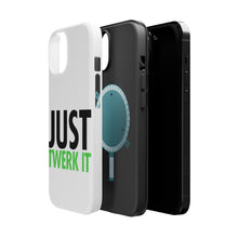 DistinctInk ToughCase for Apple iPhone, Compatible with MagSafe Charging - Just Twerk It