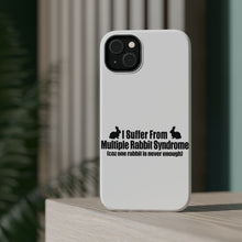 DistinctInk ToughCase for Apple iPhone, Compatible with MagSafe Charging - I Suffer From Multiple Rabbit Syndrome