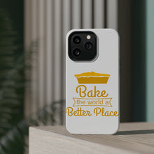 DistinctInk ToughCase for Apple iPhone, Compatible with MagSafe Charging - Bake the World a Better Place