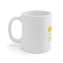 DistinctInk Glossy White Coffee / Tea Mug - Engineer Definition - Caffeine and Last Minute