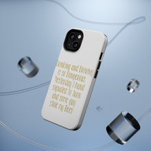 DistinctInk ToughCase for Apple iPhone, Compatible with MagSafe Charging - Drinking Driving Dangerous Guy Stole Beer