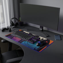 DistinctInk LED Gaming Mouse Pad with The Paths We Choose Design for Halloween  LGBTQ+ Pride