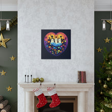 DistinctInk Canvas Wall Art with A Life Of Adventure for Halloween LGBTQ+ Pride