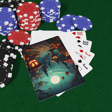 DistinctInk Playing / Poker Cards with Trick or Treat Fun Design for Halloween