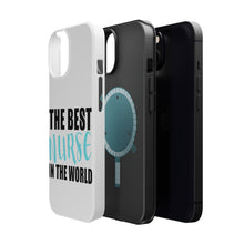 DistinctInk ToughCase for Apple iPhone, Compatible with MagSafe Charging - The Best Nurse In The World
