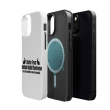 DistinctInk ToughCase for Apple iPhone, Compatible with MagSafe Charging - I Suffer From Multiple Rabbit Syndrome