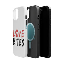DistinctInk ToughCase for Apple iPhone, Compatible with MagSafe Charging - Love Bits - Dog Paw