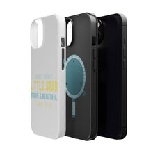 DistinctInk ToughCase for Apple iPhone, Compatible with MagSafe Charging - Twinkle Little Star Brave & Beautiful You Are