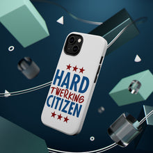 DistinctInk ToughCase for Apple iPhone, Compatible with MagSafe Charging - Hard Twerking Citizen