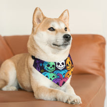 DistinctInk Adjustable Pet Banana Collar with Creating Lasting Memories Design for Halloween LGBTQ+ Pride