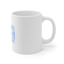 DistinctInk Glossy White Coffee / Tea Mug - Swimming No Shirt No Shoes No Problem