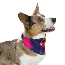 DistinctInk Adjustable Pet Banana Collar with Living a Full Life Design for LGBTQ+ Pride
