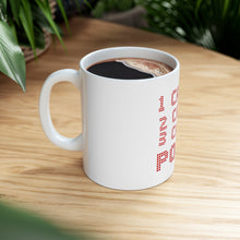 DistinctInk Glossy White Coffee / Tea Mug - 1 Casino 2 Casino 3 Casino Poor