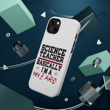 DistinctInk ToughCase for Apple iPhone, Compatible with MagSafe Charging - Science Teacher Basically I'm a Wizard