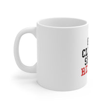 DistinctInk Glossy White Coffee / Tea Mug - Gas Clutch Shift Repeat