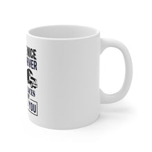 DistinctInk Glossy White Coffee / Tea Mug - Be Nice to Truck Drivers Know Where Nobody