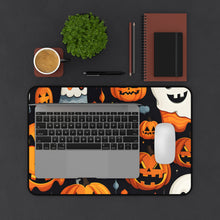 DistinctInk Desk Mat with Spooky Halloween Night Design for Halloween