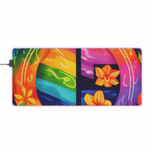 DistinctInk LED Gaming Mouse Pad with The Road to Fulfillment Design for LGBTQ+ Pride