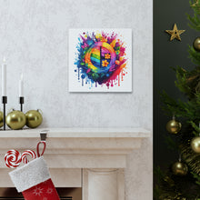 DistinctInk Canvas Wall Art with The Road to Fulfillment for LGBTQ+ Pride