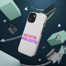 DistinctInk ToughCase for Apple iPhone, Compatible with MagSafe Charging - Less Bitter More Glitter