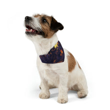 DistinctInk Adjustable Pet Banana Collar with Ghostly Ghouls in the Graveyard Design for Halloween