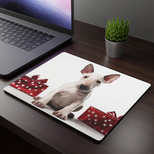 DistinctInk Mouse Pad - 1/4" Foam Rubber - Miniature Bull Terrier Puppy