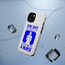 DistinctInk ToughCase for Apple iPhone, Compatible with MagSafe Charging - Stay Safe at Night Sleep With a Nurse