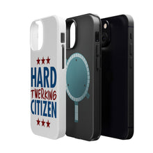 DistinctInk ToughCase for Apple iPhone, Compatible with MagSafe Charging - Hard Twerking Citizen