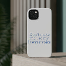 DistinctInk ToughCase for Apple iPhone, Compatible with MagSafe Charging - Don't Make Me Use My Lawyer Voice