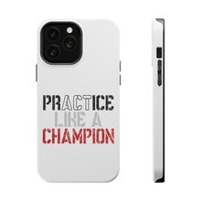 DistinctInk ToughCase for Apple iPhone, Compatible with MagSafe Charging - Practice Like a Champion