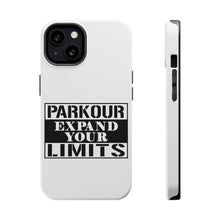 DistinctInk ToughCase for Apple iPhone, Compatible with MagSafe Charging - Parkour Expand Your Limits