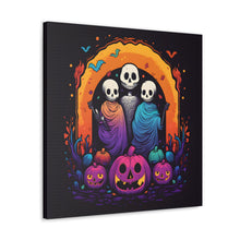 DistinctInk Canvas Wall Art with The Paths We Choose for Halloween LGBTQ+ Pride