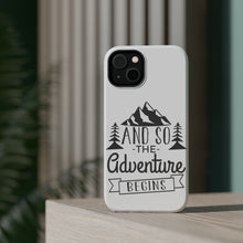 DistinctInk ToughCase for Apple iPhone, Compatible with MagSafe Charging - And so the Adventure Begins