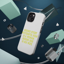 DistinctInk ToughCase for Apple iPhone, Compatible with MagSafe Charging - Behind Every Successful Man is a Woman