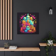 DistinctInk Canvas Wall Art with The Joy of Connecting for Halloween LGBTQ+ Pride
