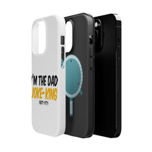 DistinctInk ToughCase for Apple iPhone, Compatible with MagSafe Charging - I'm the Dad Joke-King (Get-It?)