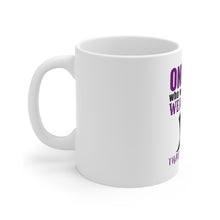DistinctInk Glossy White Coffee / Tea Mug - One Girl Who Would Rather Wear Boots Than Heels