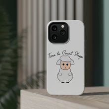 DistinctInk ToughCase for Apple iPhone, Compatible with MagSafe Charging - Time to Count Sheep - Lamb