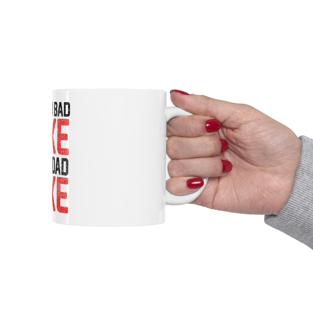 Glossy White Coffee / Tea Mug - Ain't No Bad Joke Like a Dad Joke, view 12