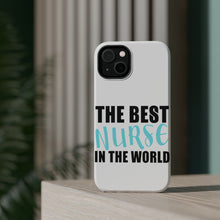DistinctInk ToughCase for Apple iPhone, Compatible with MagSafe Charging - The Best Nurse In The World