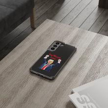 DistinctInk Clear Case for Apple iPhone or Samsung Galaxy - Trump "You Missed, Loser" Cartoon Design
